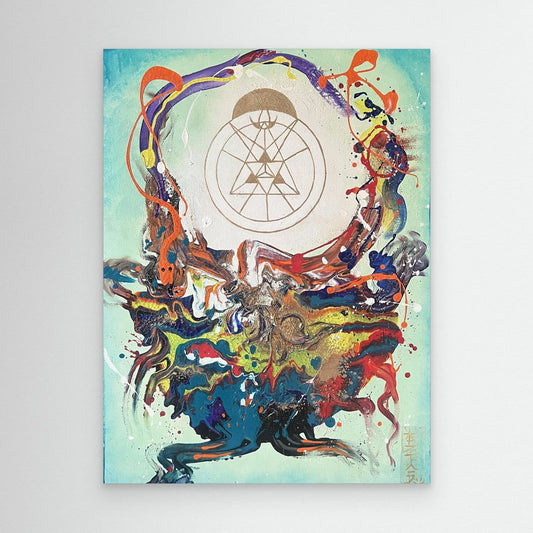 Turqoise divine ascension (Print)