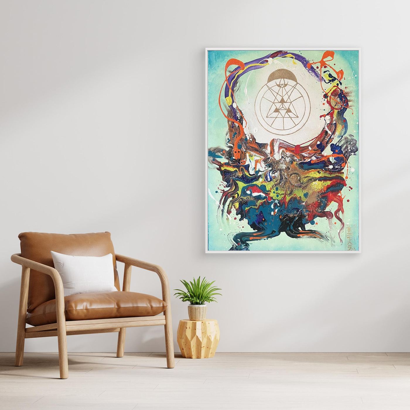 Turqoise divine ascension (Print)